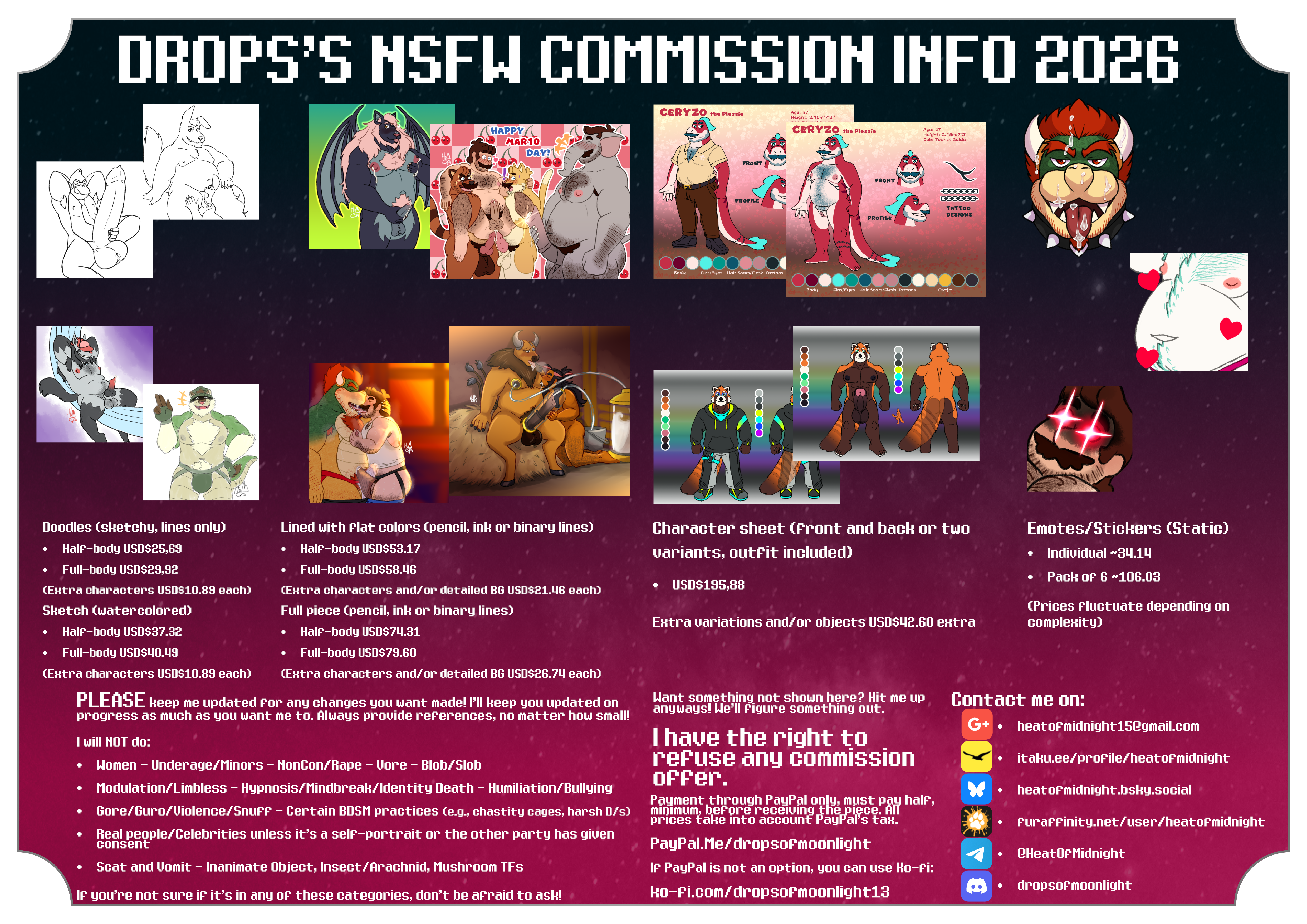 I like fat and buff guys.